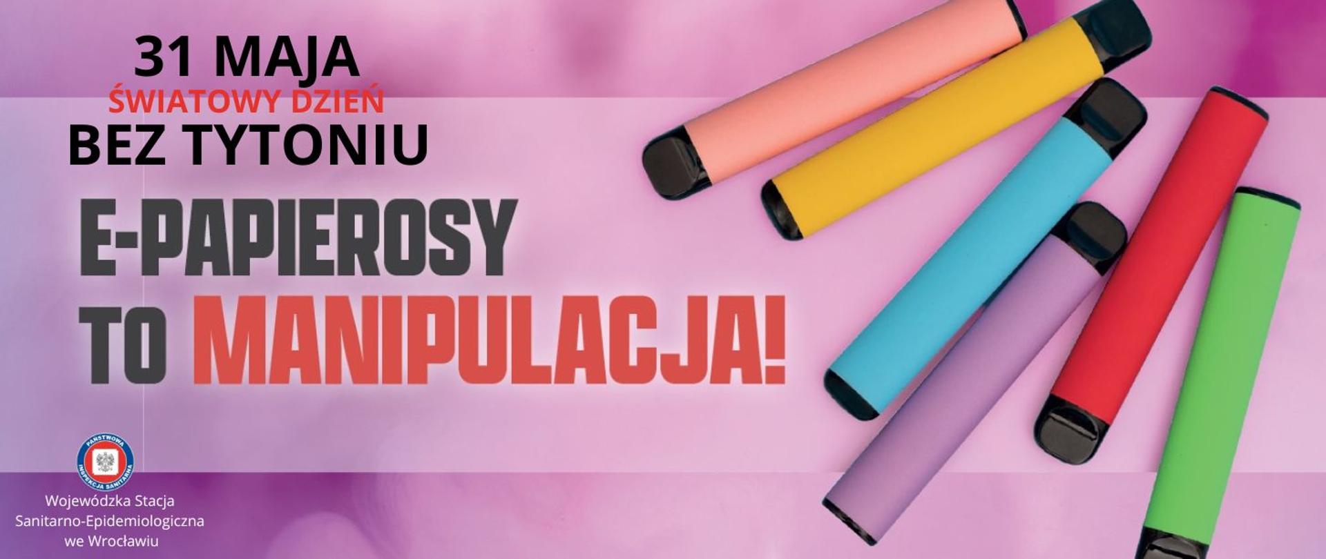 „E-papierosy to manipulacja”