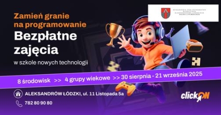 Bezpłatne zajęcia z programowania dla uczniów