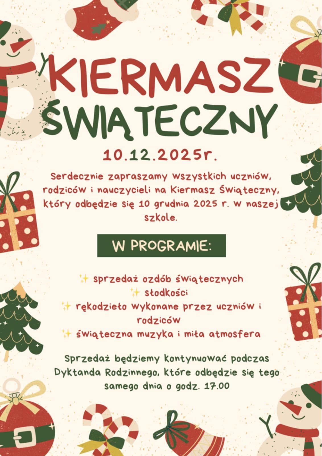 Kiermasz Świąteczny