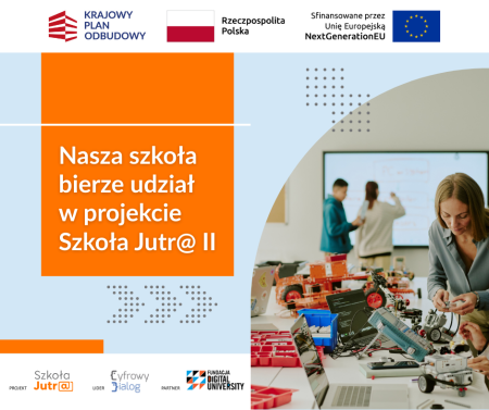 Projekt „Szkoła Jutra II” – rozwój kompetencji cyfrowych w naszej gminie