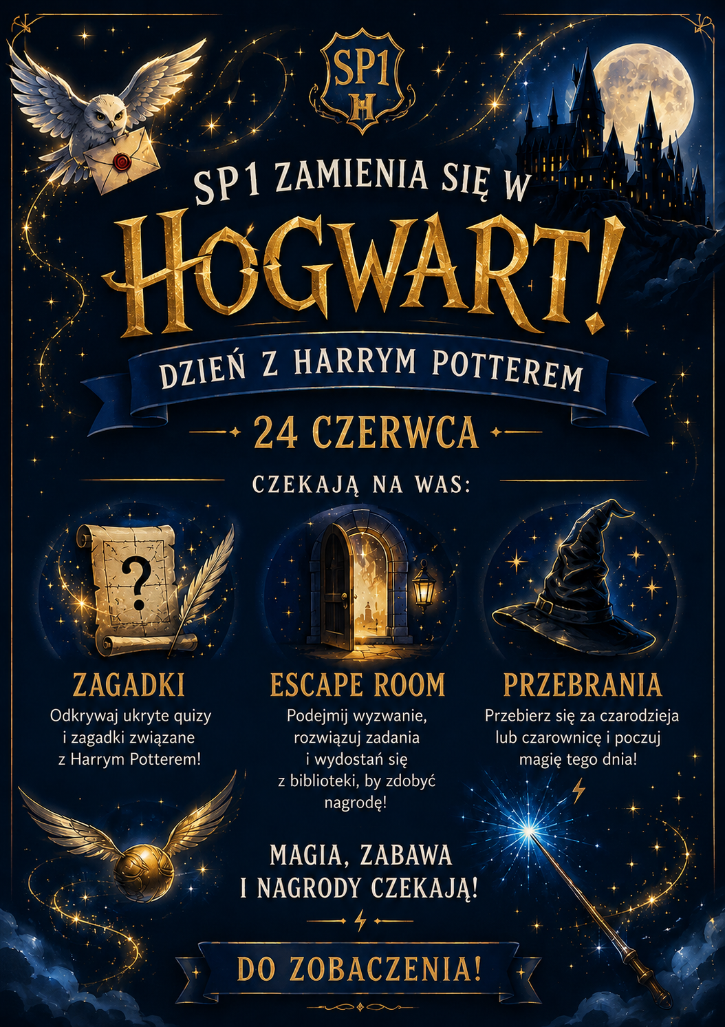 SP1 zamienia się w Hogwart!